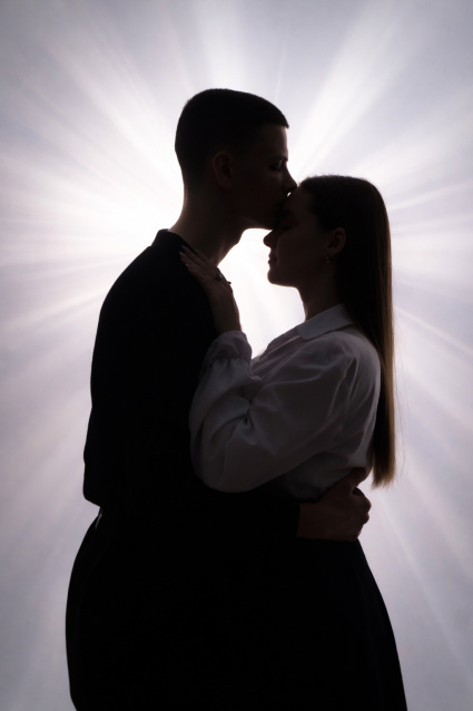 Фотосессия Love Story в студии заказать от фотостудии Fashion Box в Оренбурге 
 – фото № 5